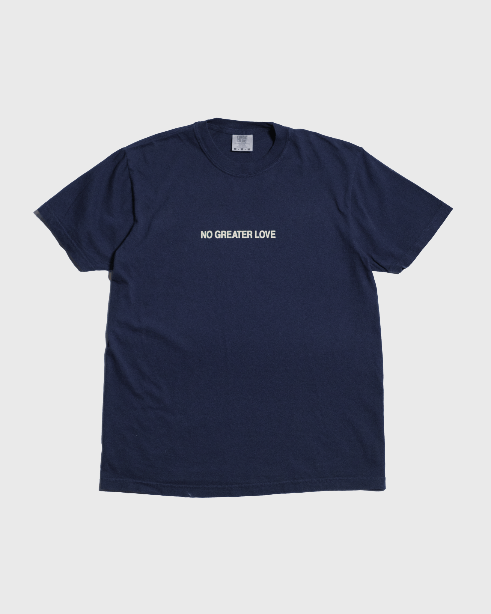 "No Greater Love" Navy Tee - Proclamation Coalition