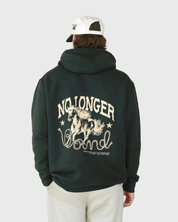 "No Longer Bound" Forrest Green Hoodie - Proclamation Coalition