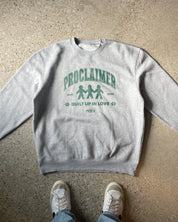 "Proclaimer" Heather Grey Crewneck - Proclamation Coalition