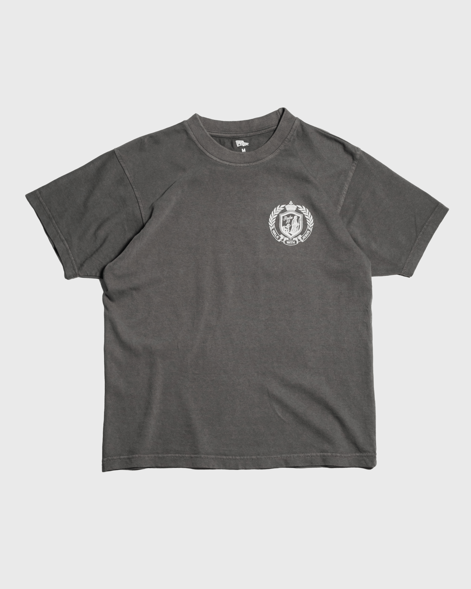 "Psalm 23 Walk Club" Pepper Heavyweight Tee - Proclamation Coalition