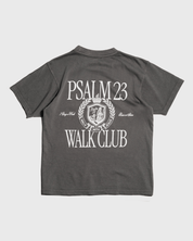 "Psalm 23 Walk Club" Pepper Heavyweight Tee - Proclamation Coalition