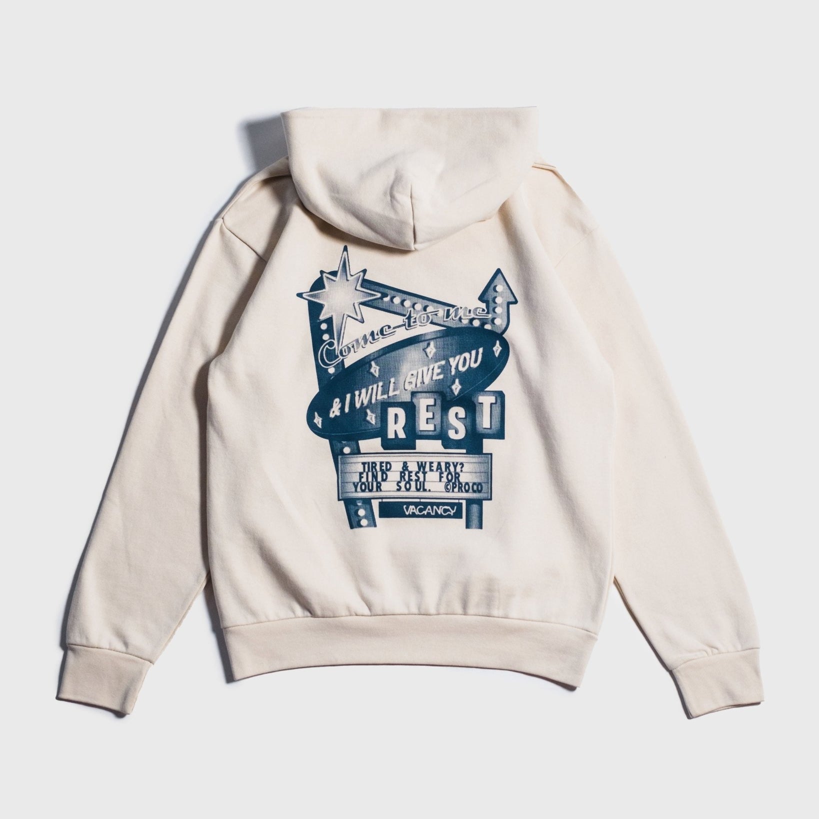 "Rest Motel" Heavyweight Hoodie - Proclamation Coalition