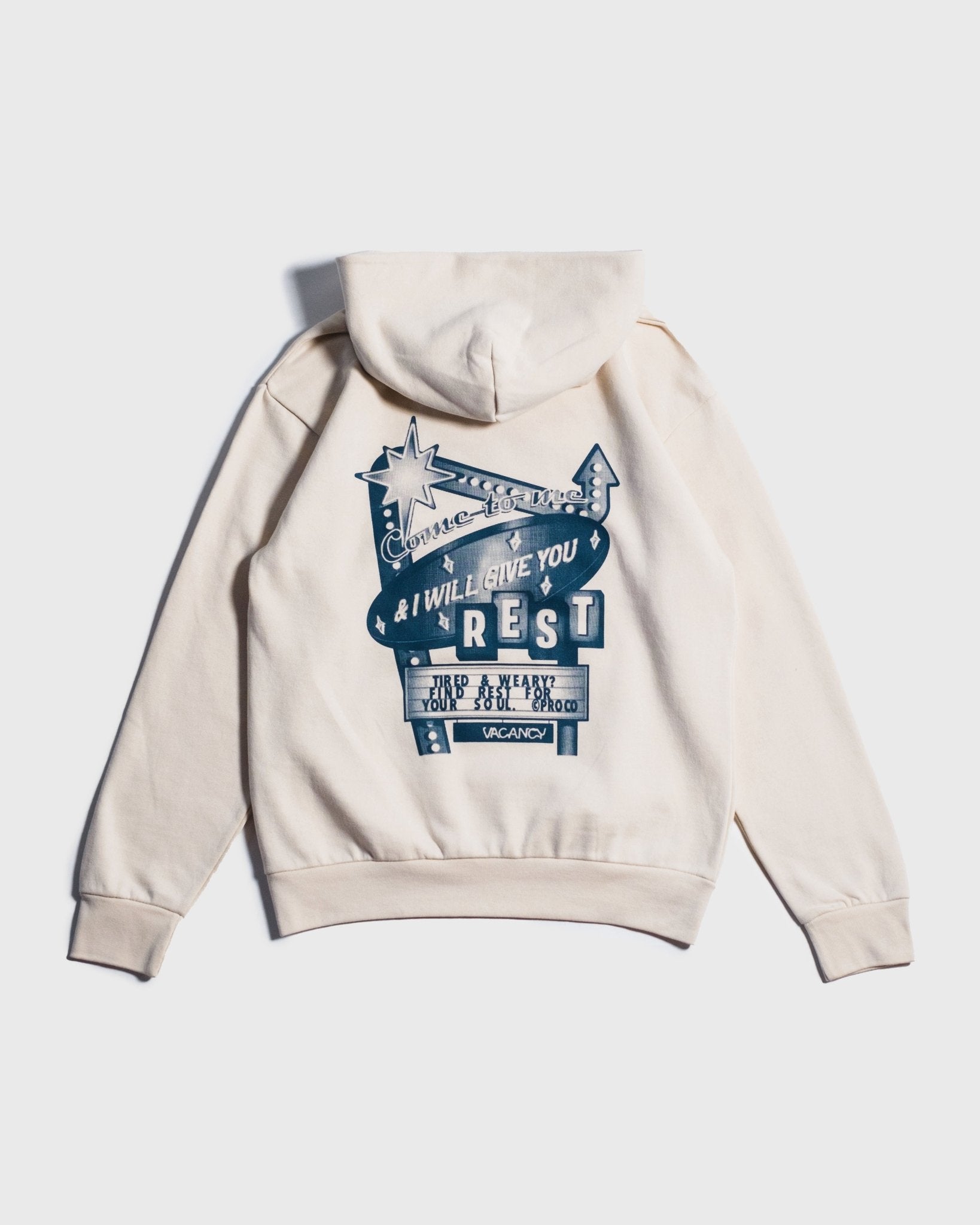 "Rest Motel" Heavyweight Hoodie - Proclamation Coalition