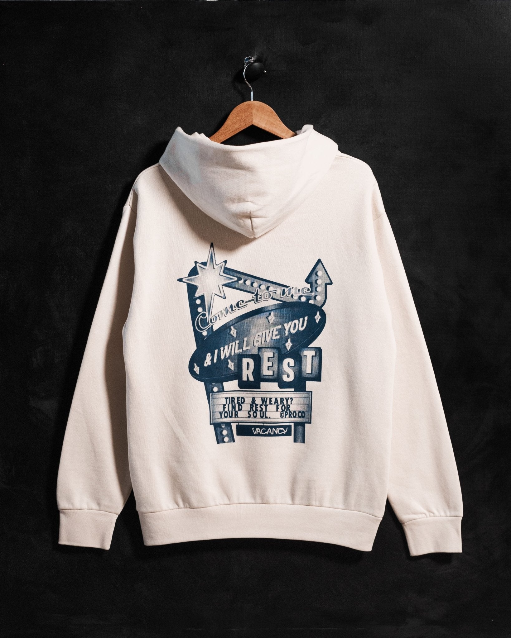 "Rest Motel" Heavyweight Hoodie - Proclamation Coalition