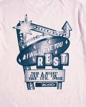 "Rest Motel" Soft Pink Tee - Proclamation Coalition