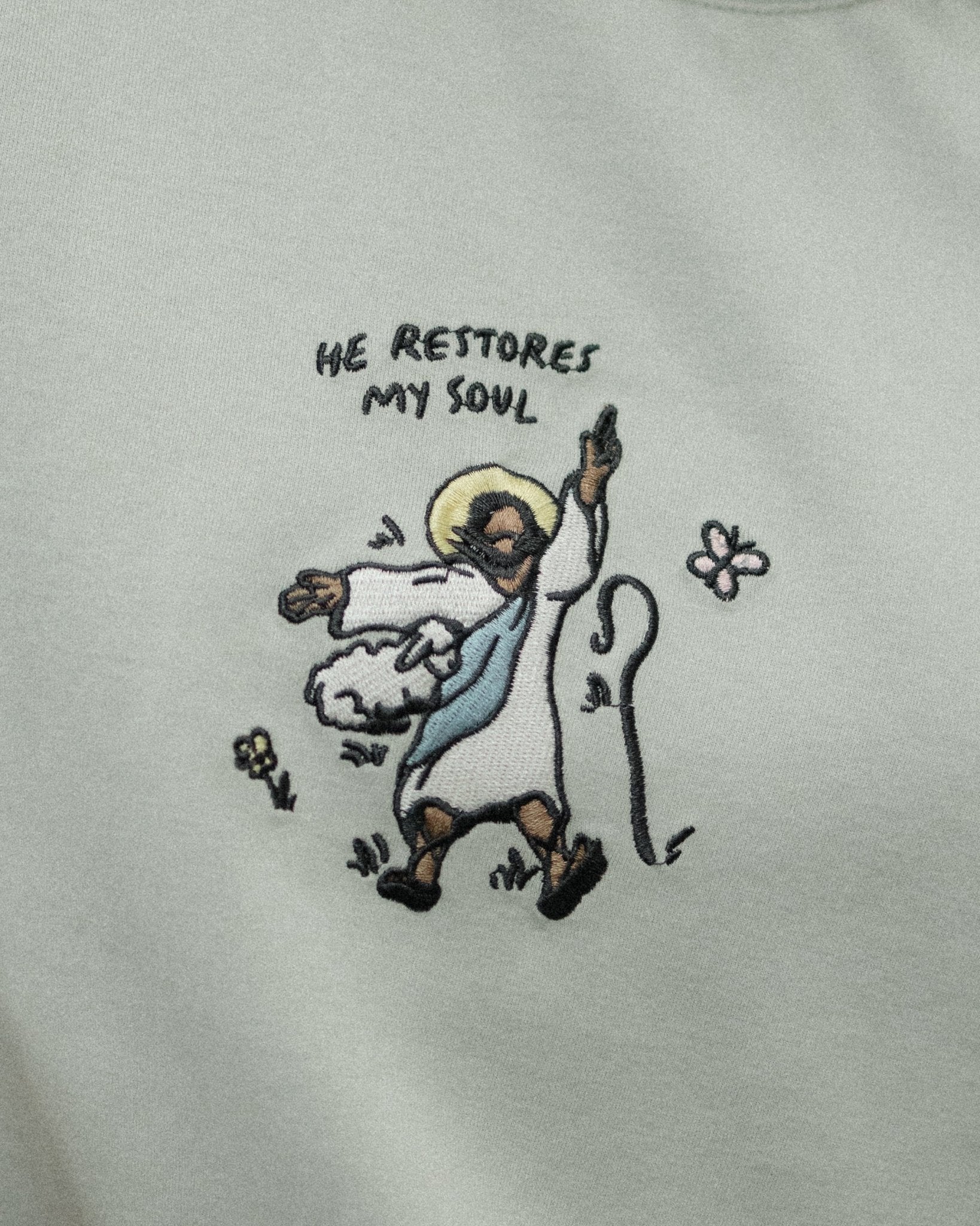 "Restore My Soul" Green Pastures Essential Tee - Proclamation Coalition