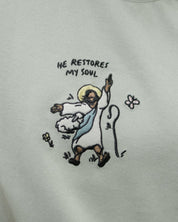 "Restore My Soul" Green Pastures Essential Tee - Proclamation Coalition