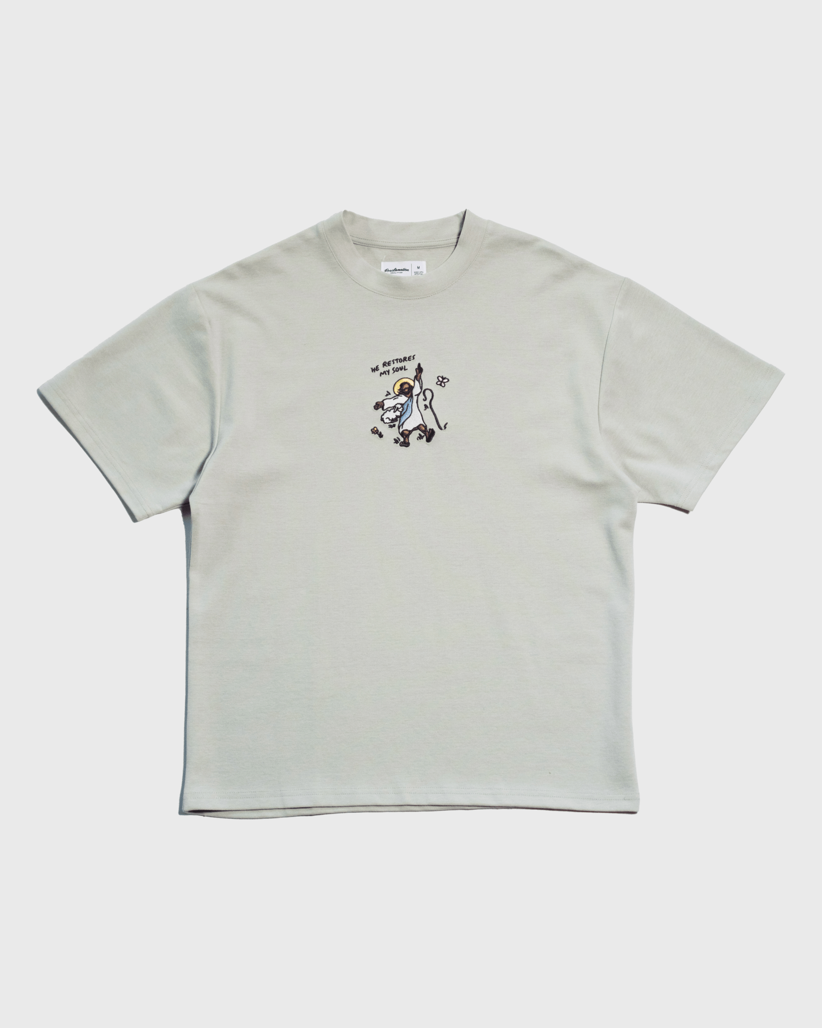 "Restore My Soul" Green Pastures Essential Tee - Proclamation Coalition