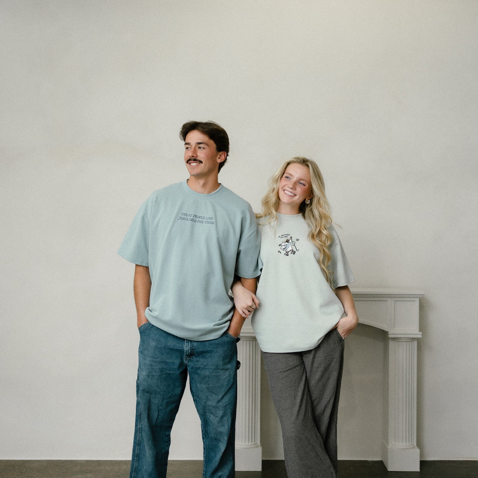 "Restore My Soul" Green Pastures Essential Tee - Proclamation Coalition