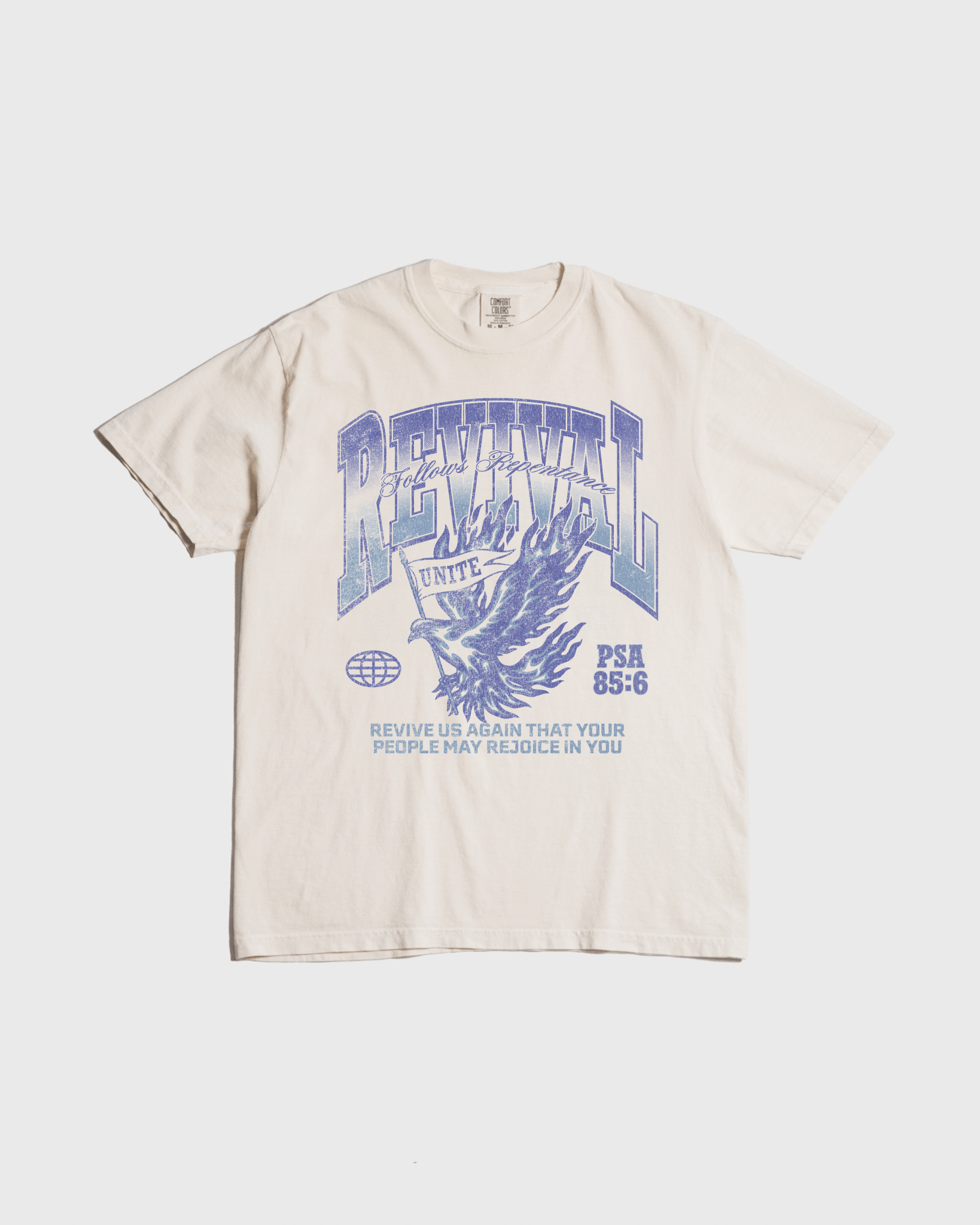 "Revival Follows Repentance" Ivory Tee - Proclamation Coalition
