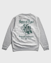 "Run With Endurance" Grey Crewneck - Proclamation Coalition