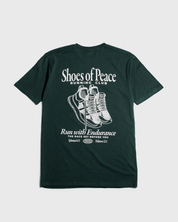 "Run With Endurance" Pine Green Tee - Proclamation Coalition