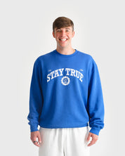 "Set Free X Stay True" Royal Blue Crewneck - Proclamation Coalition