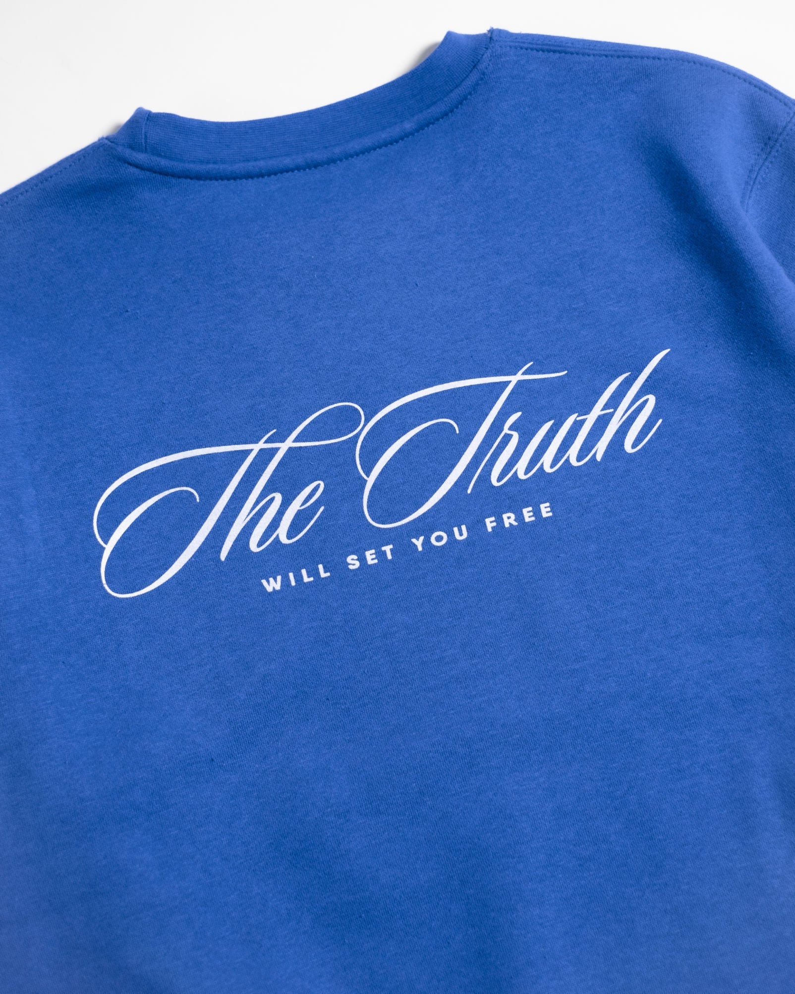 "Set Free X Stay True" Royal Blue Crewneck - Proclamation Coalition