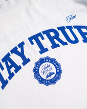 "Set Free X Stay True" White Heavyweight Tee - Proclamation Coalition