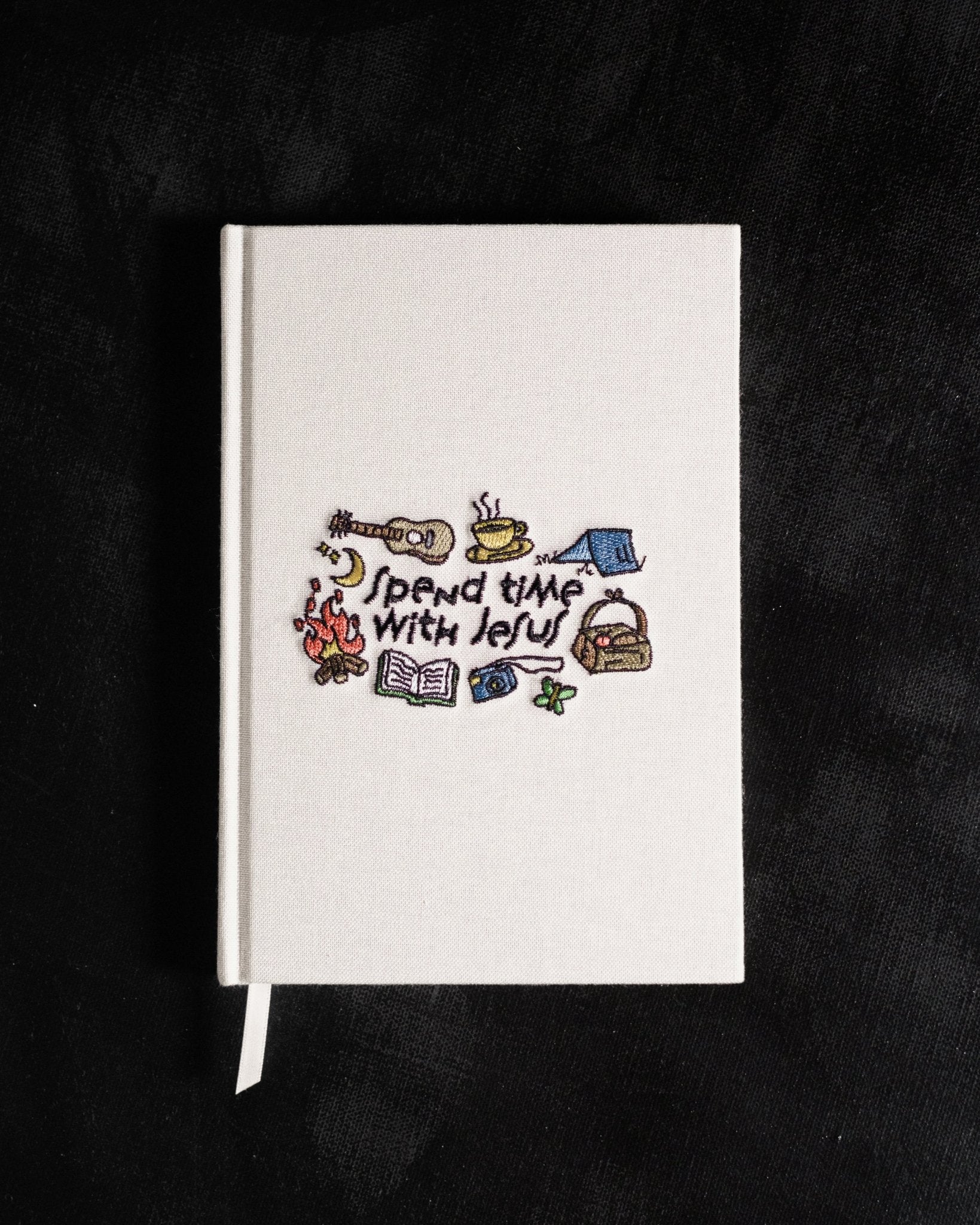 "Spend Time With Jesus" Embroidered Sketchbook - Proclamation Coalition