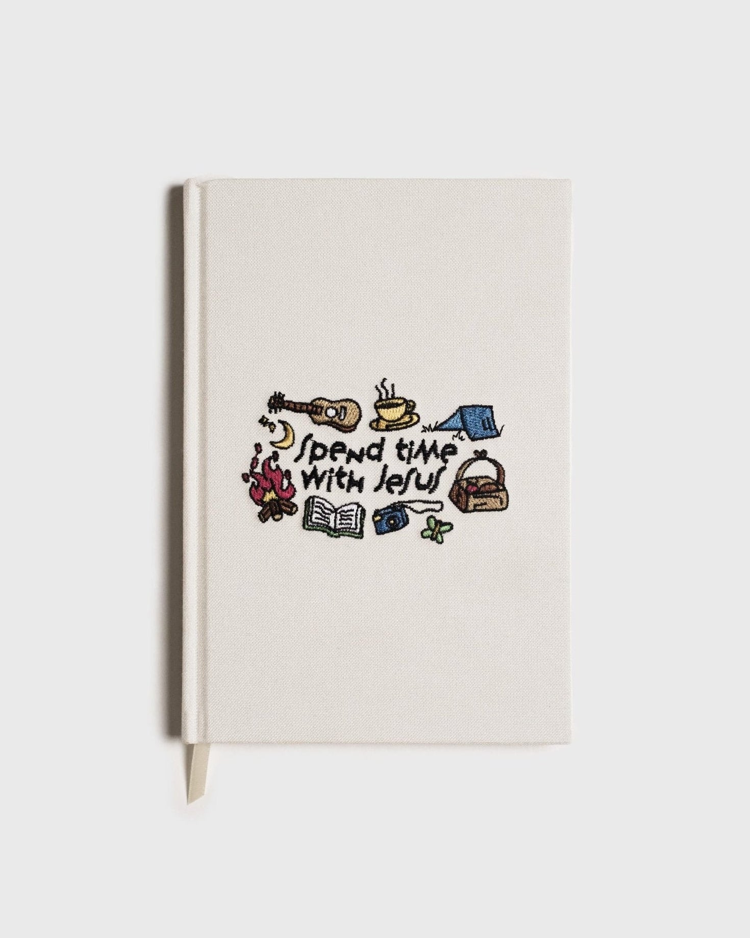 "Spend Time With Jesus" Embroidered Sketchbook - Proclamation Coalition