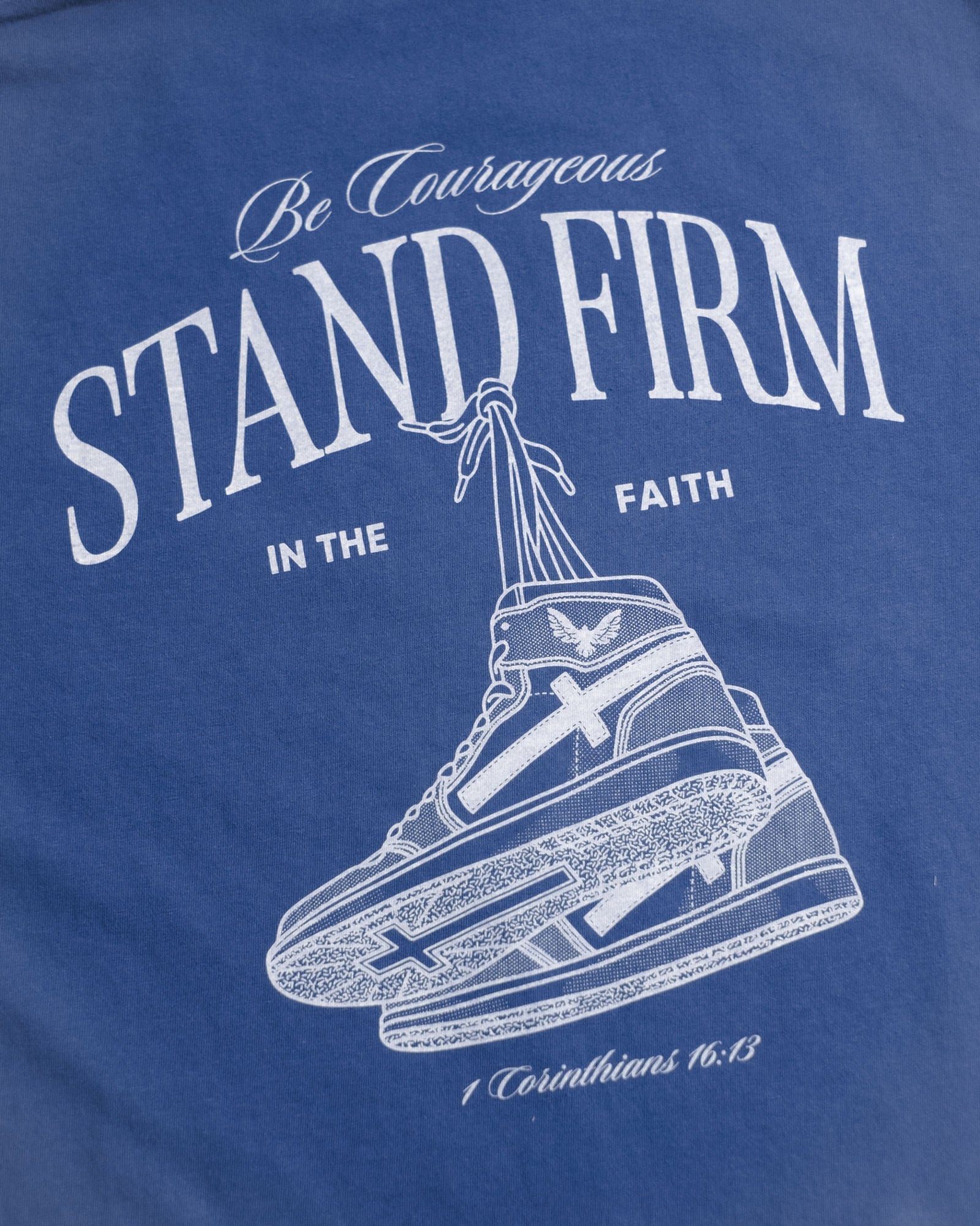 "Stand Firm X Stay True" Faded Navy Comfort Colors Tee - Proclamation Coalition