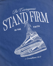 "Stand Firm X Stay True" Faded Navy Comfort Colors Tee - Proclamation Coalition