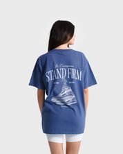 "Stand Firm X Stay True" Faded Navy Comfort Colors Tee - Proclamation Coalition