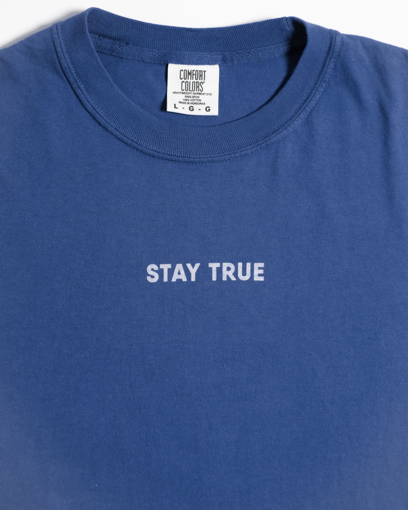 "Stand Firm X Stay True" Faded Navy Comfort Colors Tee - Proclamation Coalition