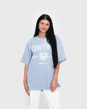 "Stay True X Bible Club" Heavyweight Tee - Proclamation Coalition