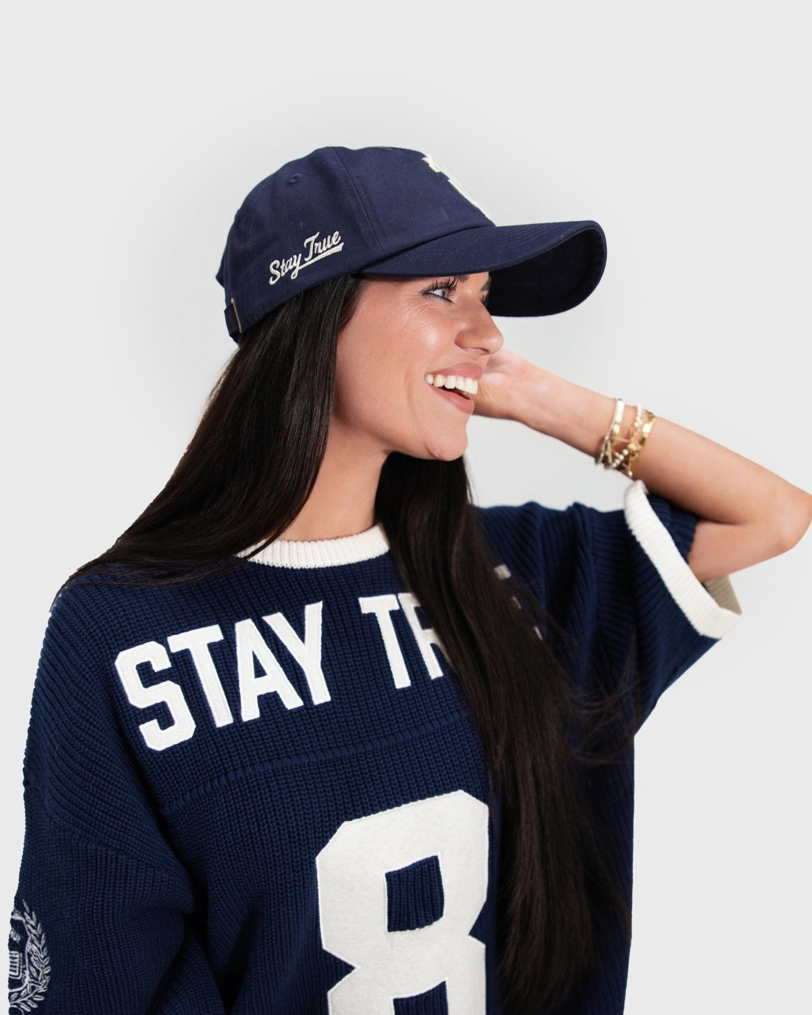 "Stay True X John 8:23" Navy Knit Jersey - Proclamation Coalition
