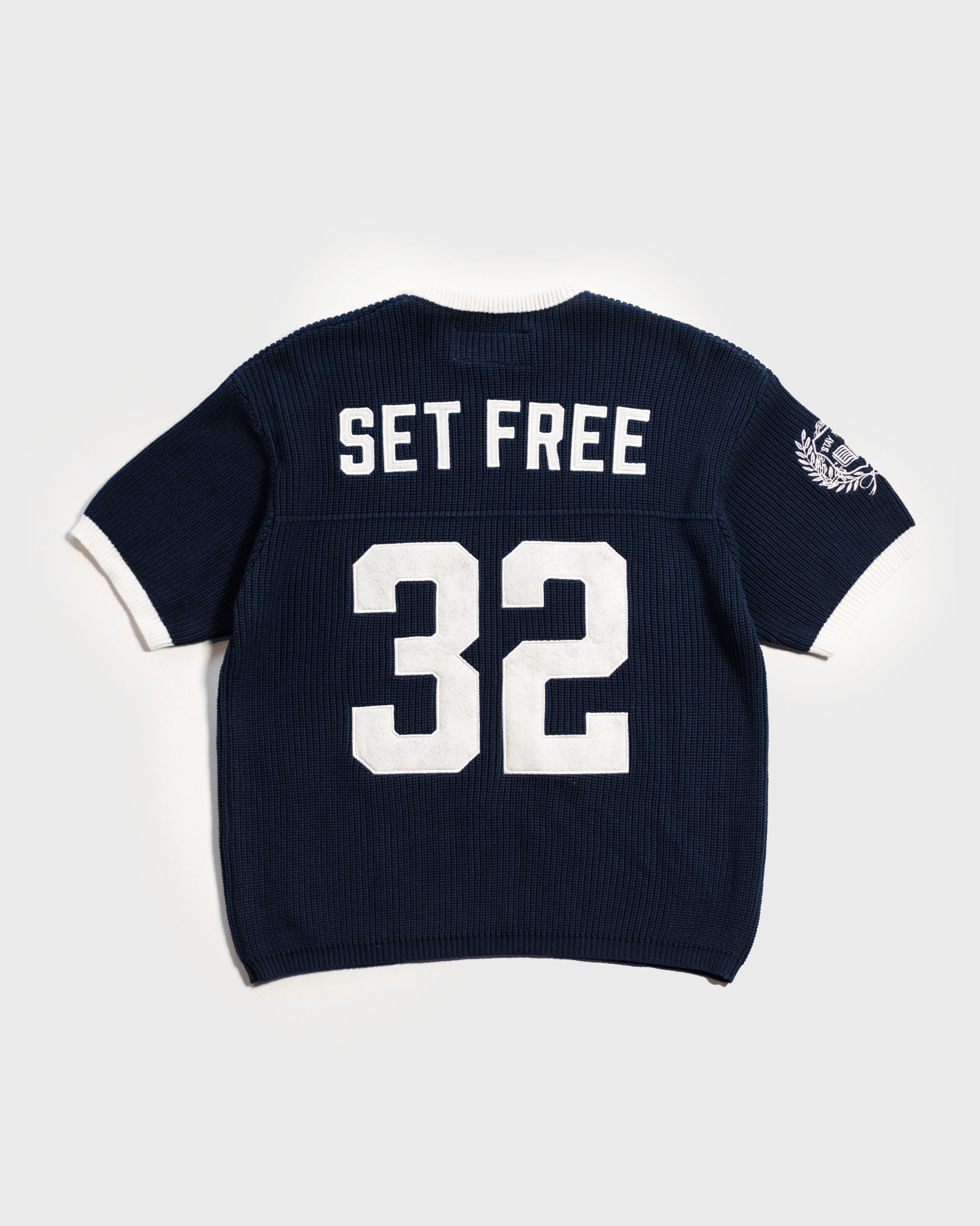 "Stay True X John 8:23" Navy Knit Jersey - Proclamation Coalition