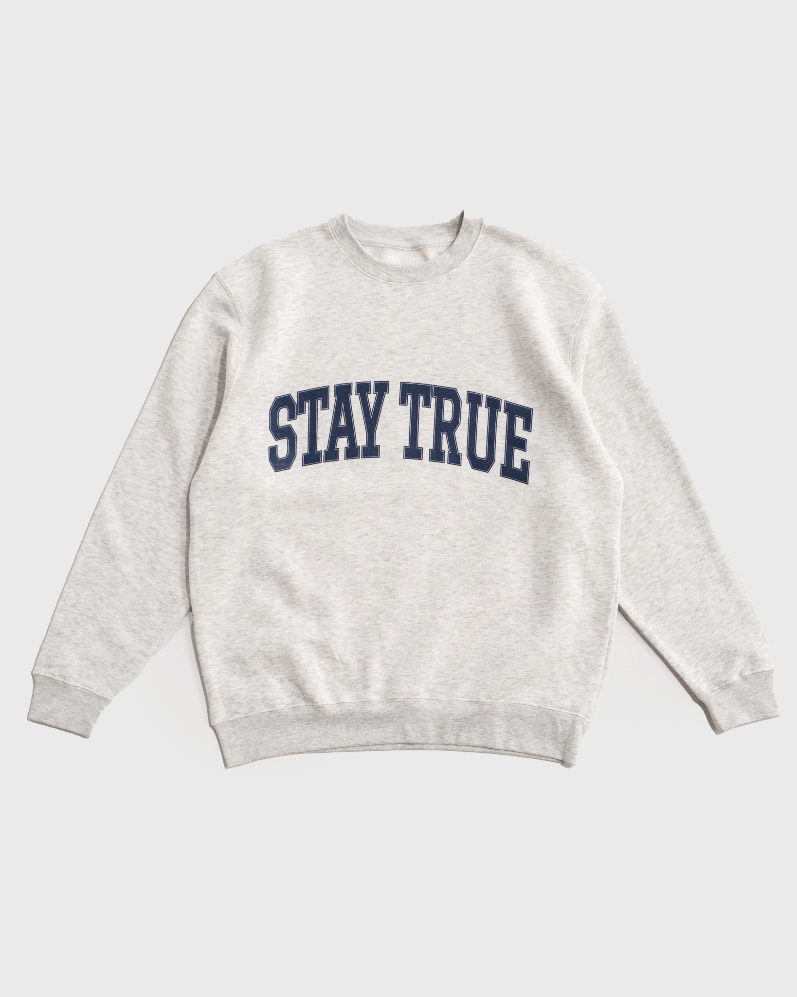 "Stay True X Stay Free" Oatmeal Crewneck - Proclamation Coalition