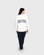 "Stay True X Stay Free" Oatmeal Crewneck - Proclamation Coalition