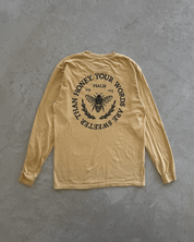 "Sweeter Than Honey" Long-sleeve Tee - Mustard - Proclamation Coalition