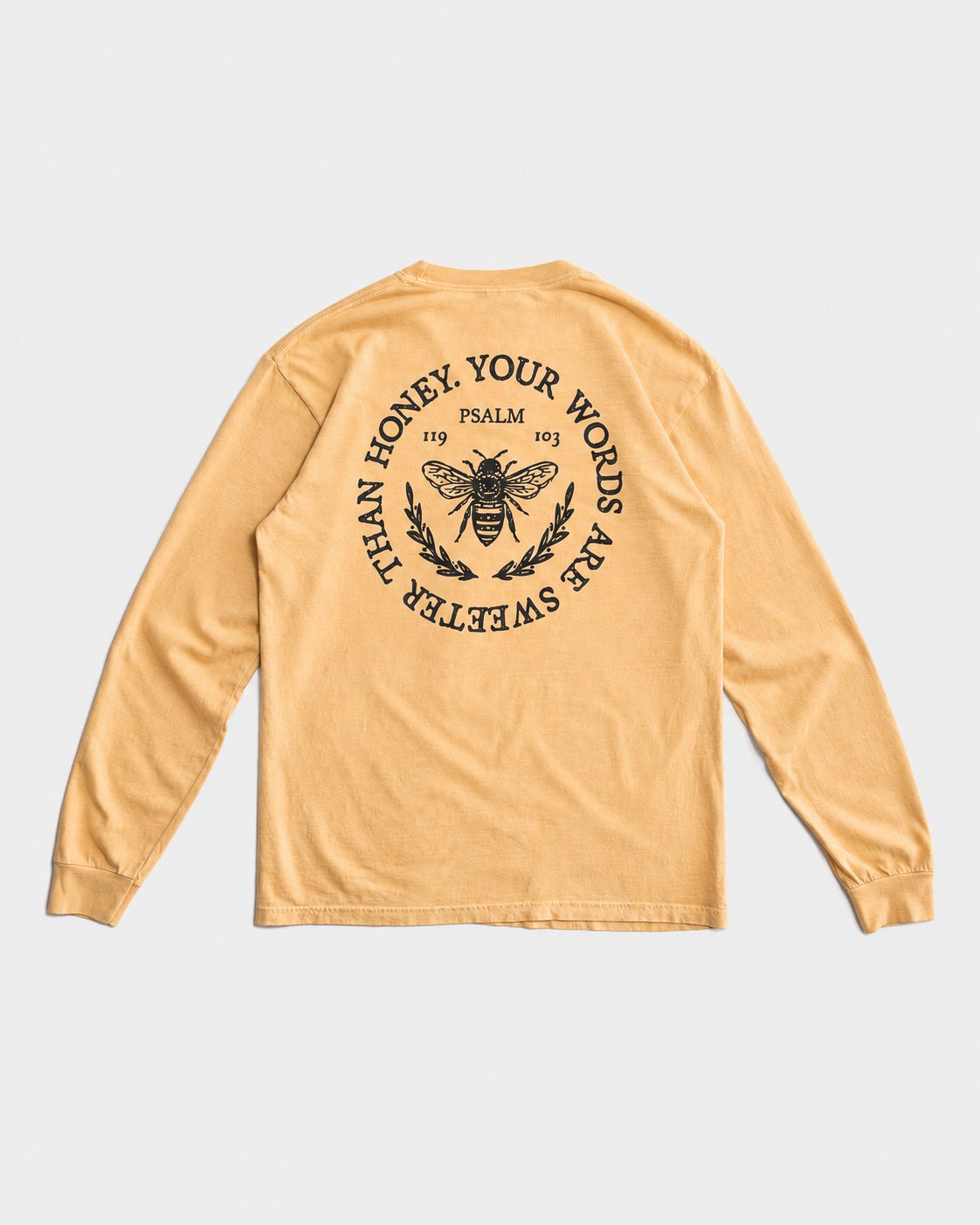 "Sweeter Than Honey" Long-sleeve Tee - Mustard - Proclamation Coalition