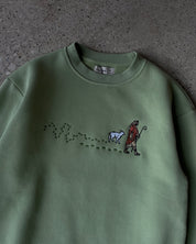 "The Good Shepherd" Green Pasture Comfort Crewneck - Proclamation Coalition