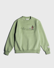 "The Good Shepherd" Green Pasture Comfort Crewneck - Proclamation Coalition