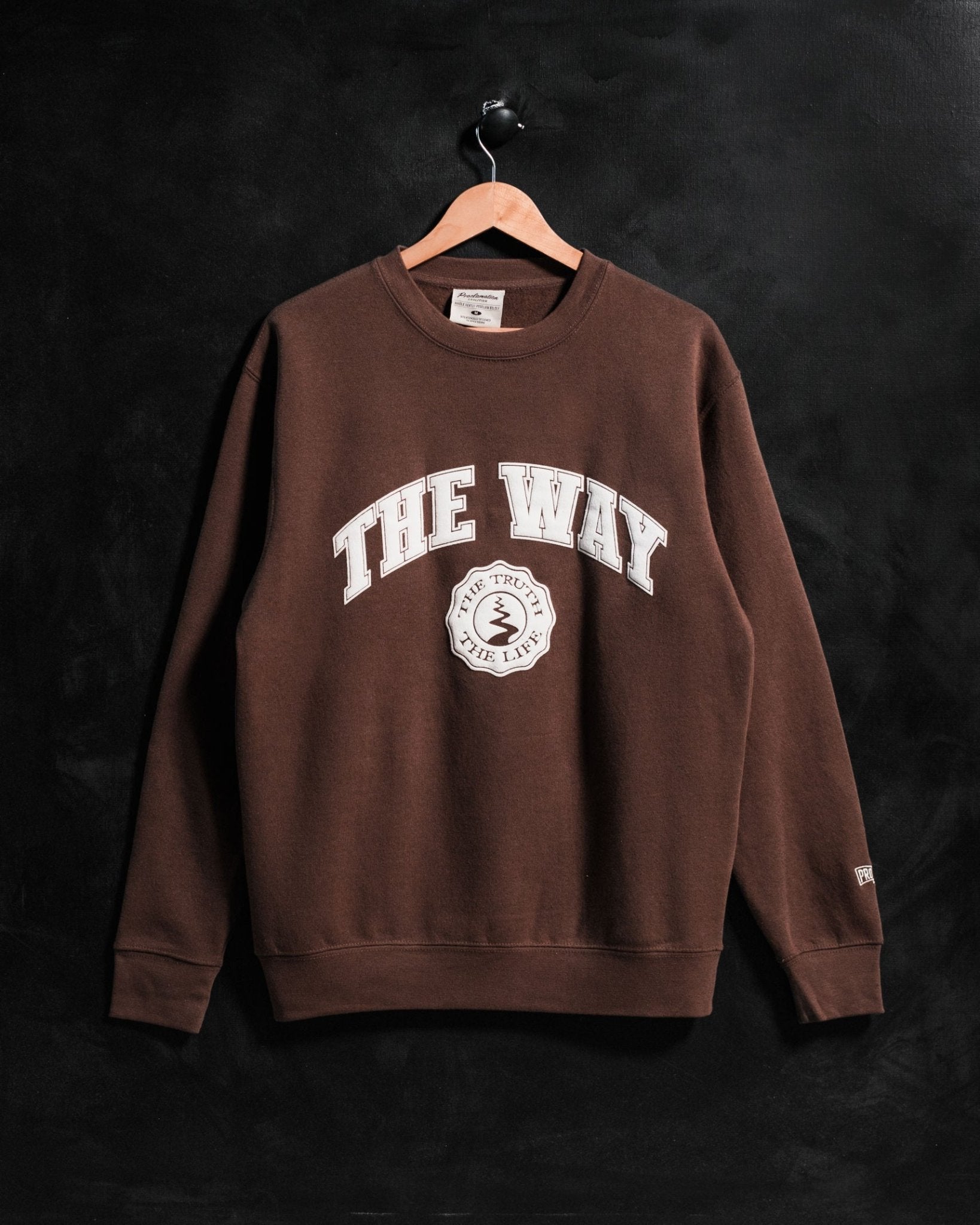 "The Way" Premium Crewneck (Puff Print) - Proclamation Coalition