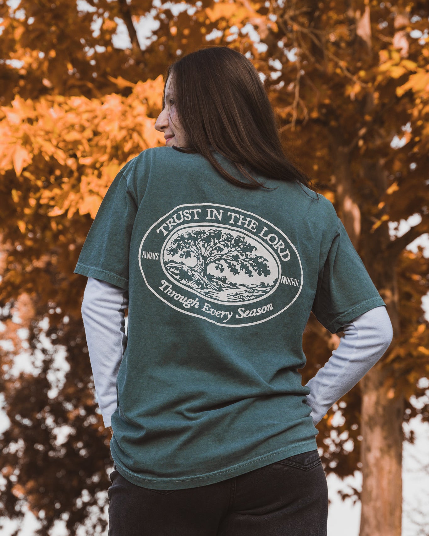 "Trust In The Lord" Forrest Green COMFORT COLORS Tee - Proclamation Coalition