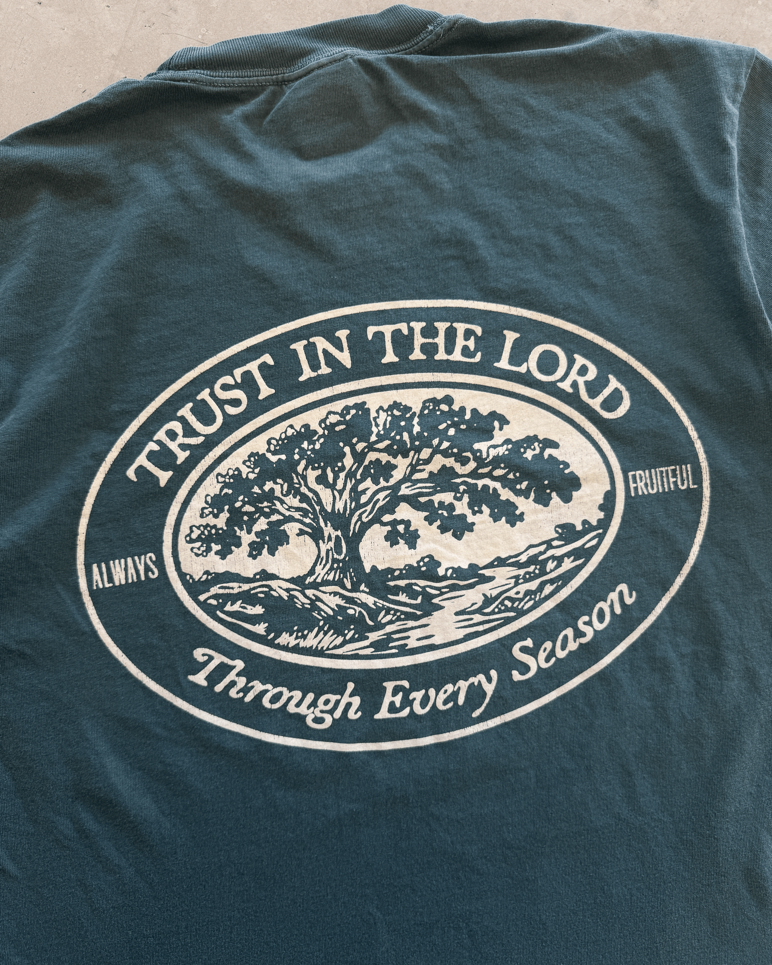 "Trust In The Lord" Forrest Green COMFORT COLORS Tee - Proclamation Coalition