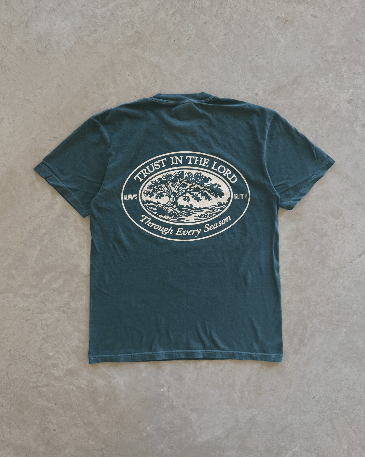"Trust In The Lord" Forrest Green COMFORT COLORS Tee - Proclamation Coalition