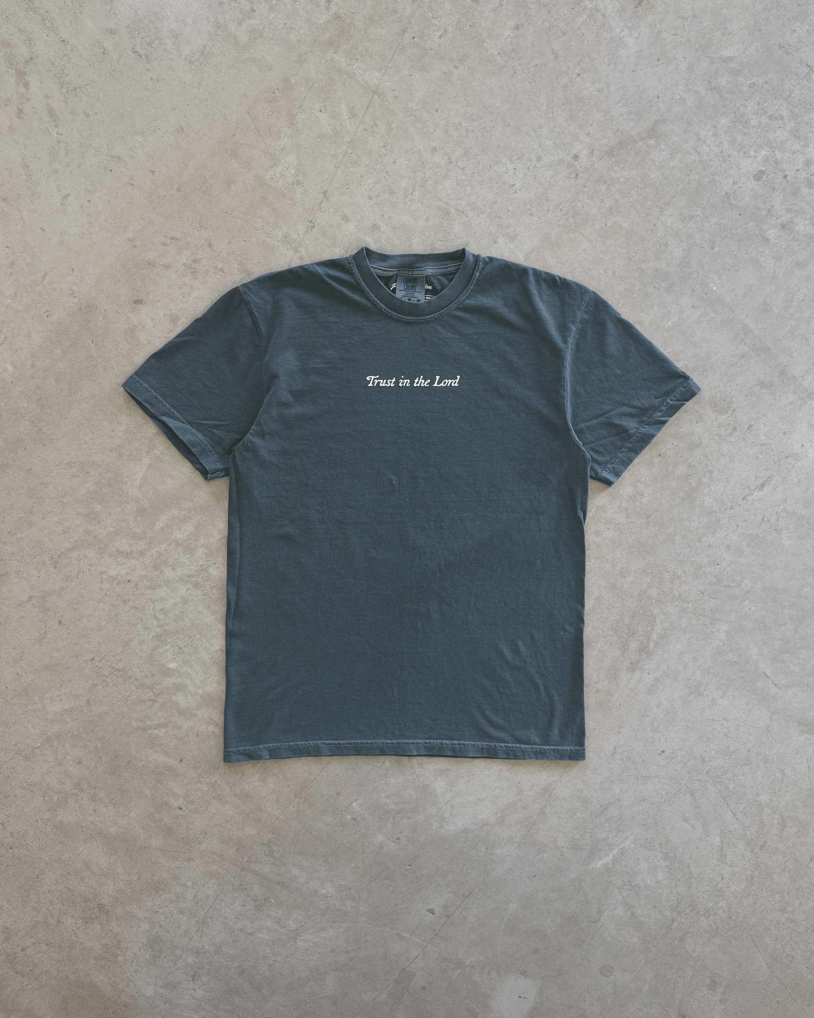 "Trust In The Lord" Forrest Green COMFORT COLORS Tee - Proclamation Coalition