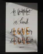 1 Corinthians 13:4 - Poster - Proclamation Coalition