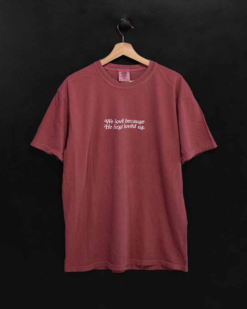 "First Loved" Crimson Tee - Proclamation Coalition