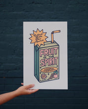 Christian Premium Poster - Fruit of the Spirit Juice Box Poster with One Juice Box - Proclamation Coalition