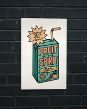 Christian Premium Poster - Fruit of the Spirit Juice Box Poster with One Juice Box - Proclamation Coalition