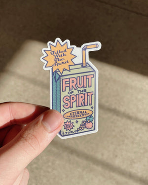 "Fruit of the Spirit - Juice Box" Stickers - Proclamation Coalition