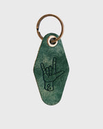 Hand Crafted Italian Leather Keychain - Proclamation Coalition