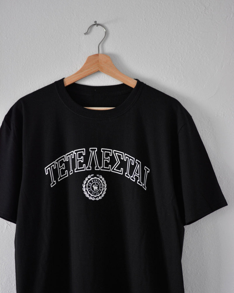 
            
                Load image into Gallery viewer, &amp;quot;It Is Finished&amp;quot; Black University Tee - Proclamation Coalition
            
        