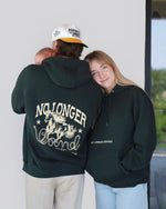 "No Longer Bound" Forrest Green Hoodie - Proclamation Coalition
