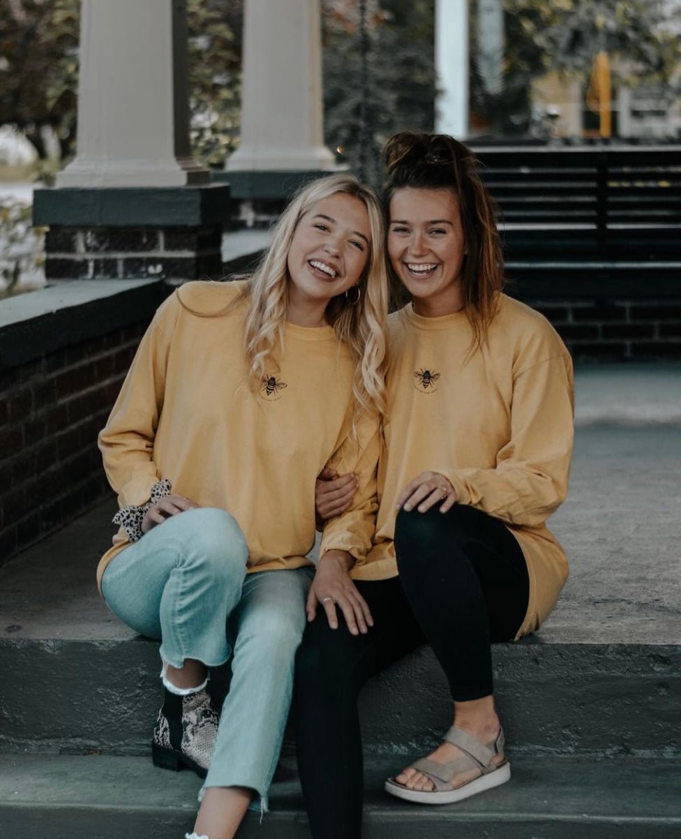 "Sweeter Than Honey" Long-sleeve Tee - Mustard - Proclamation Coalition